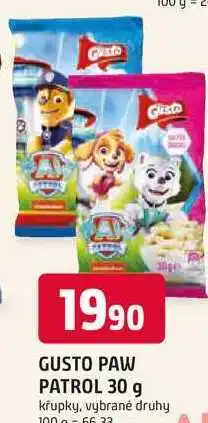 Trefa Gusto paw patrol 30 g nabídka