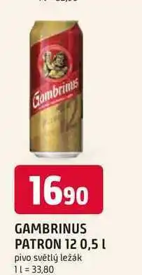 Trefa Gambrinus patron 12 0,5 l nabídka