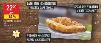 Globus Croissant s krémem nabídka