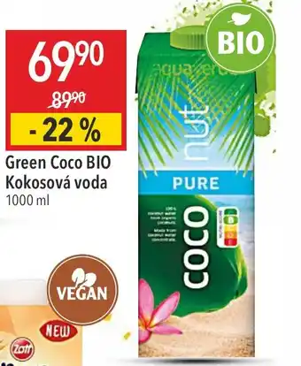 Globus Green Coco BIO Kokosová voda nabídka