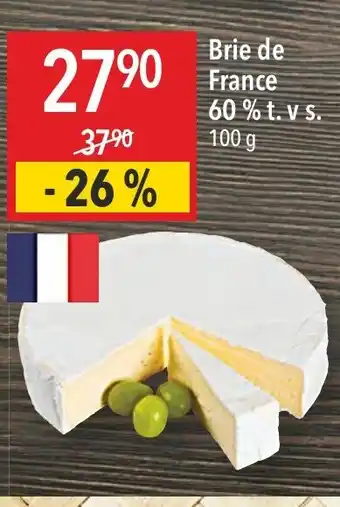 Globus Brie de France 60% t. v s. 100 g nabídka