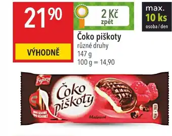 Globus Čoko piškoty nabídka
