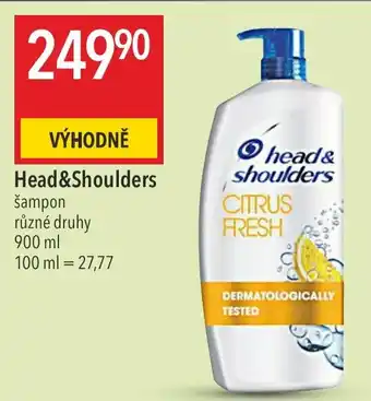 Globus Head&Shoulders šampon nabídka