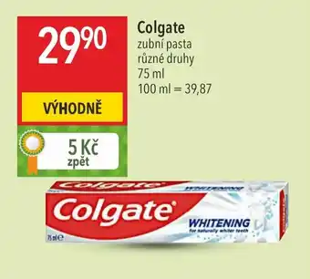 Globus Colgate zubní pasta nabídka