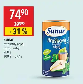 Sunar rozpustný nápoj