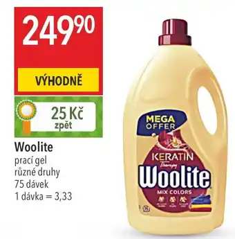 Globus Woolite prací gel nabídka