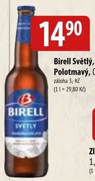 Bala Birell Světlý, Polotmavý, 0,5 l. nabídka