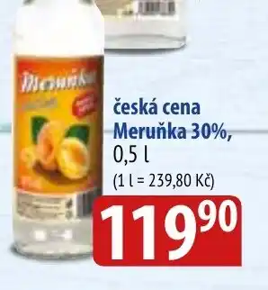 česká cena Meruňka 30%, 0,5 L