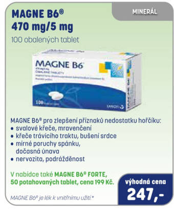 PharmaPoint MAGNE B6 470 mg/5 mg nabídka