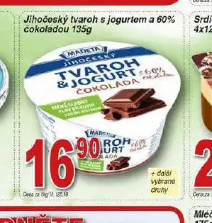 Hruška Jihočeský tvaroh s jogurtem a 60% čokoládou nabídka