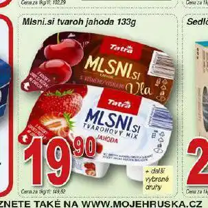 Hruška Mlsni.si tvaroh jahoda nabídka