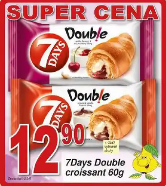 Hruška 7days double croissant nabídka