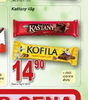 Hruška Kaštany, kofila nabídka