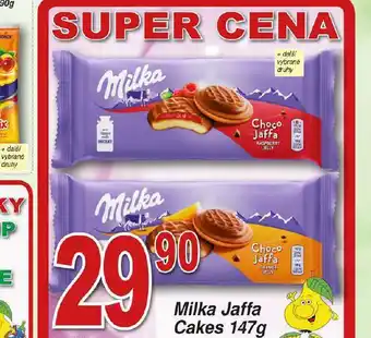 Hruška Milka jaffa cakes nabídka
