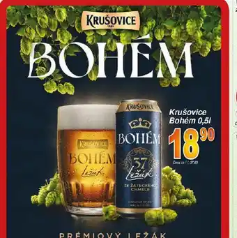 Hruška Pivo krušovice bohém nabídka