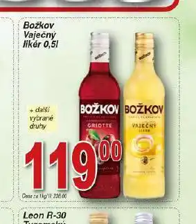 Hruška Božkov vaječný likér nabídka