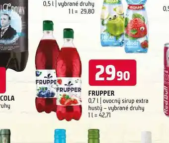 Terno Frupper sirup nabídka