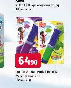 Terno Dr. devil wc point block nabídka