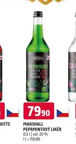 Terno Marshall peprmintový likér nabídka