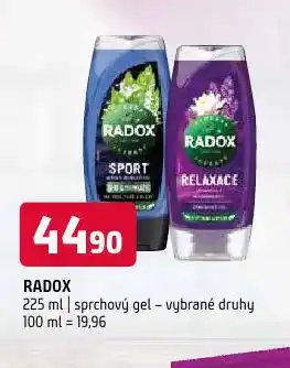 Terno Radox sprchový gel nabídka