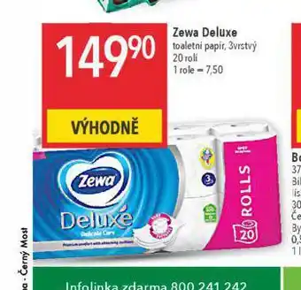 Globus Zewa toaletní papír nabídka