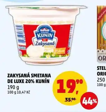 Penny Market Zakysaná smetana de luxe 20% kunín nabídka