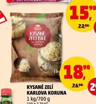 Penny Market Kysané zelí karlova koruna nabídka