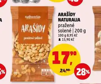 Penny Market Arašídy naturalia nabídka