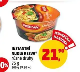 Penny Market Instantní nudle reeva nabídka