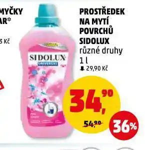 Penny Market Sidolux prostředek na mytí povrchů nabídka