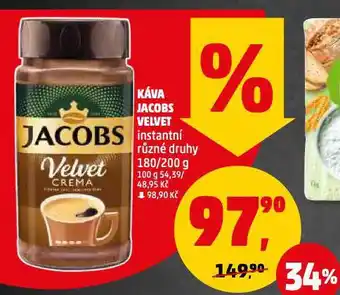 Penny Market Káva jacobs velvet instantní nabídka