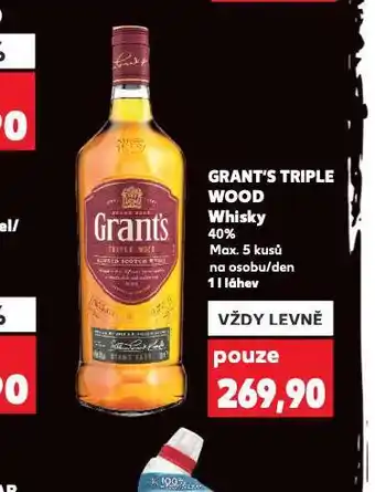 Kaufland Grant´s triple wood nabídka