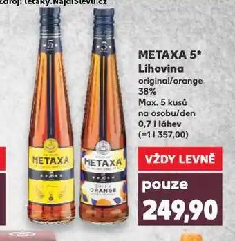 Kaufland Metaxa 5 nabídka