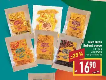 Billa Nice bites sušené ovoce nabídka