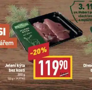 Billa Jelení kýta bez kosti nabídka