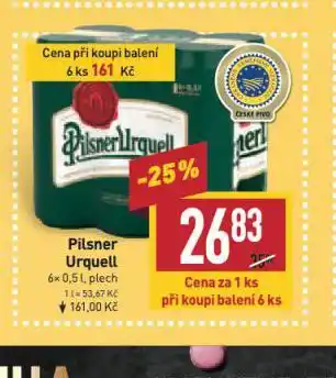 Billa Pivo pilsner urquell nabídka