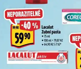 Albert Lacalut zubní pasta nabídka