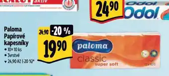 Albert Paloma papírové kapesníky nabídka