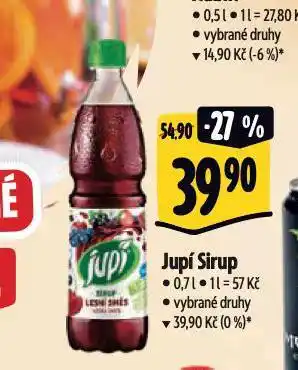 Albert Jupí sirup nabídka