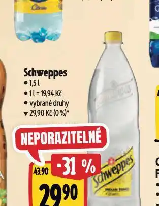 Albert Schweppes tonic nabídka
