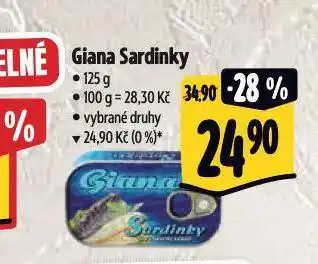 Albert Giana sardinky nabídka