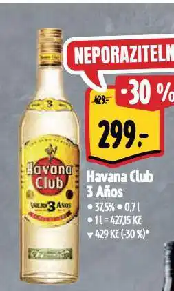 Albert Havana club 3 aňos nabídka