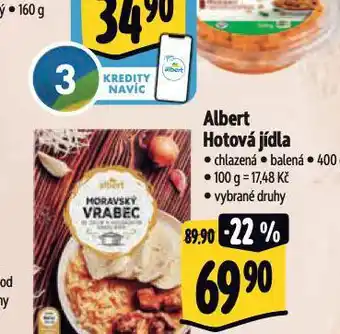 Albert Hotová jídla nabídka