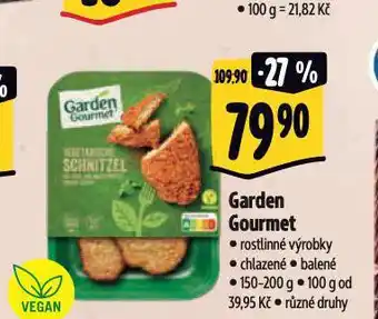 Albert Garden gourmet nabídka