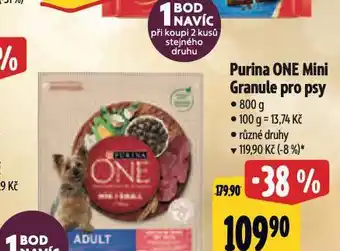 Albert Purina one granule pro psy nabídka