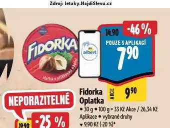 Albert Fidorka oplatka nabídka