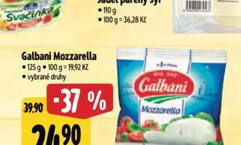Albert Galbani mozzarella sýr nabídka