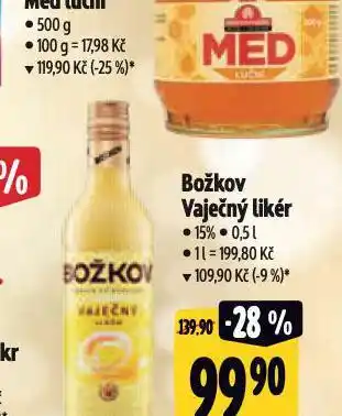 Albert Božkov vaječný likér nabídka