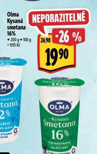 Albert Olma kysaná smetana nabídka