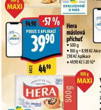 Albert Hera máslová příchuť nabídka